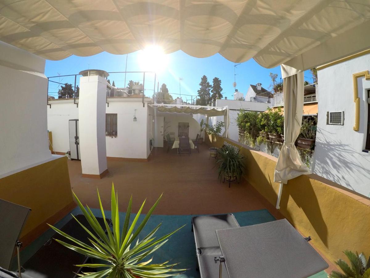 Duplex Acogedor Con Gran Terraza En Pleno Centro De Sevilla! Sevilha Exterior foto