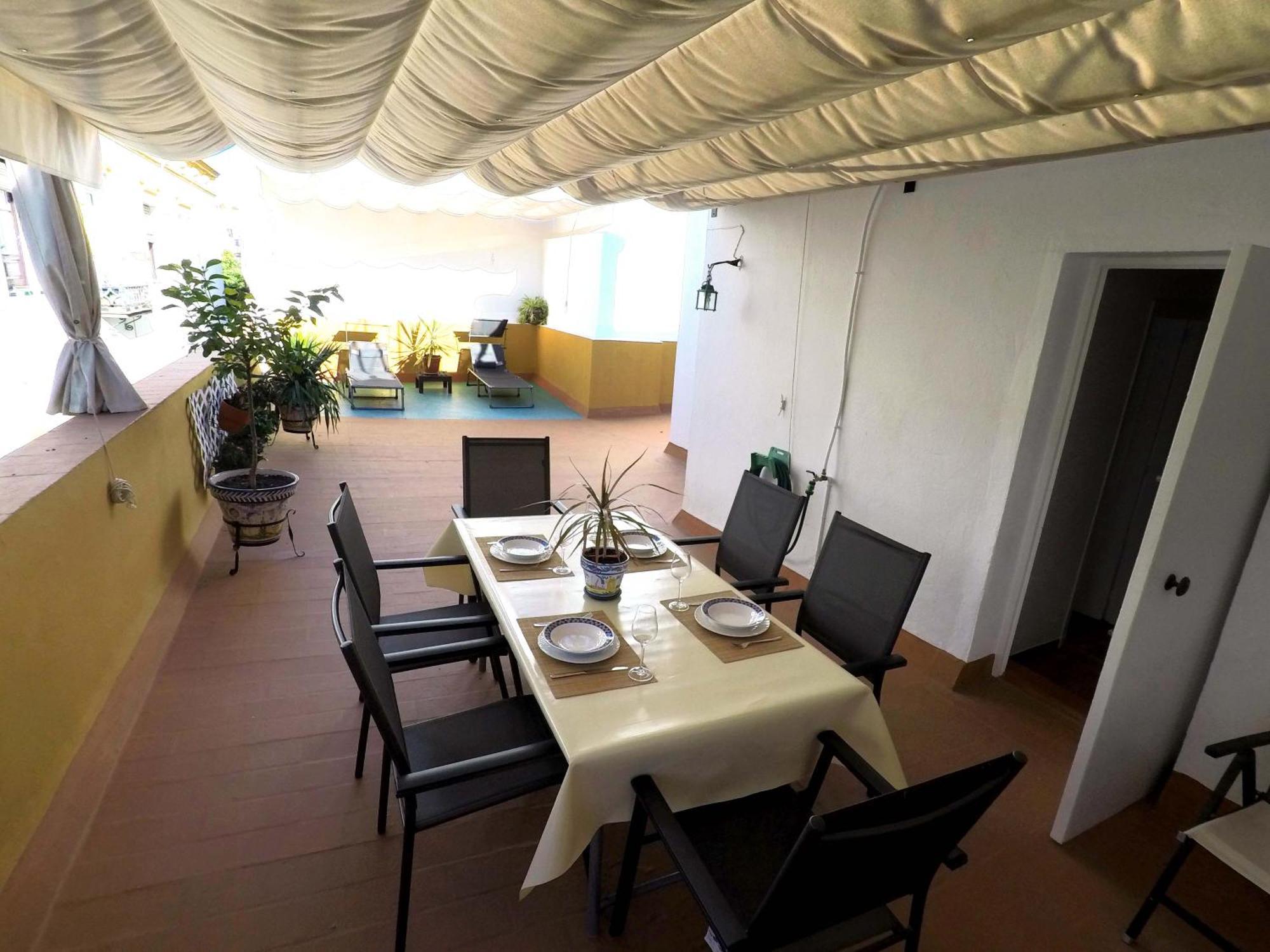 Duplex Acogedor Con Gran Terraza En Pleno Centro De Sevilla! Sevilha Exterior foto