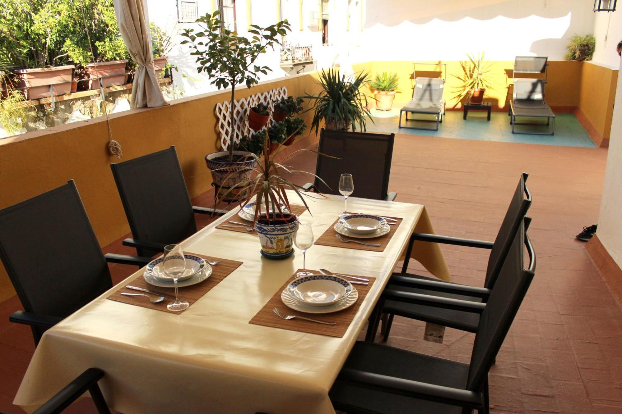Duplex Acogedor Con Gran Terraza En Pleno Centro De Sevilla! Sevilha Exterior foto